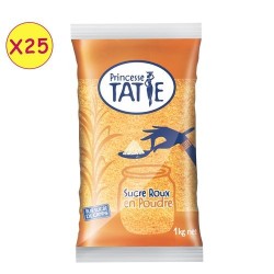 Princesse Tatie Sucre Roux En Poudre 1Kg X25